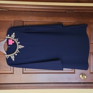 Lilly Pulitzer Anastsia Stretch Dress, True Navy